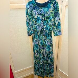Stella & Julie floral mid-maxi like new!